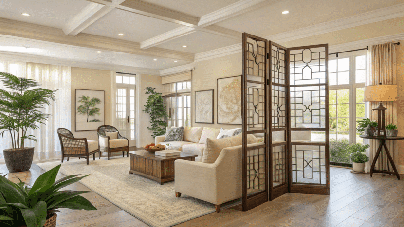 Living Room Partition Ideas