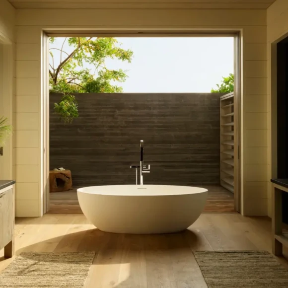 10 Biophilic Bathroom Design Ideas for a Calm Space