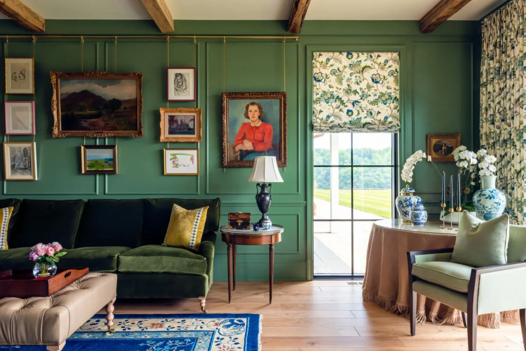 Green with Textiles and Soft Furnishings