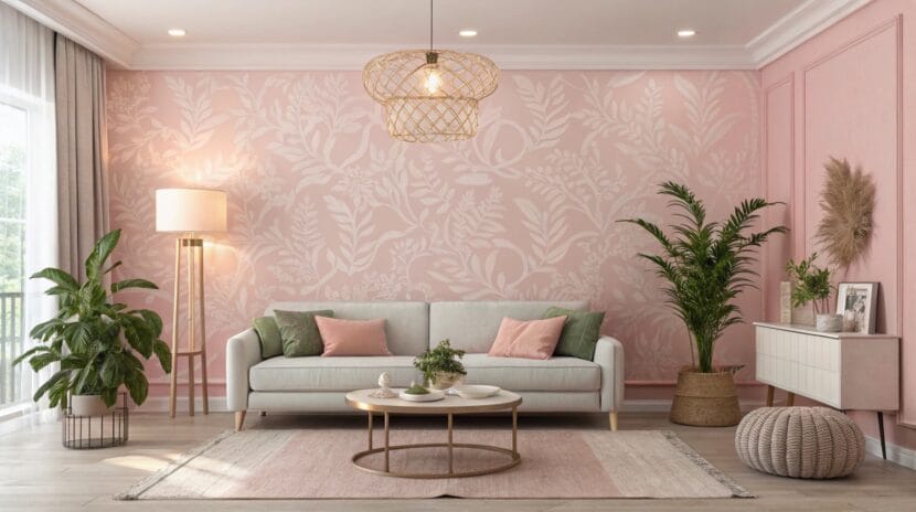 Pink Wallpaper Ideas to Brighten Any Room