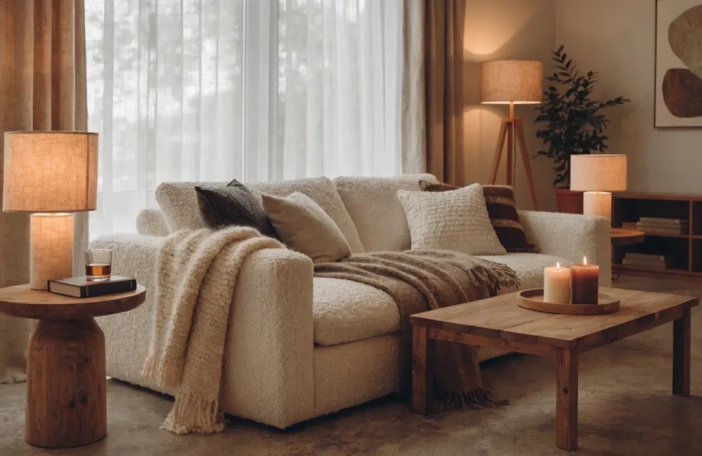 Start with Warm Living Room Ideas That Focus on Lighting